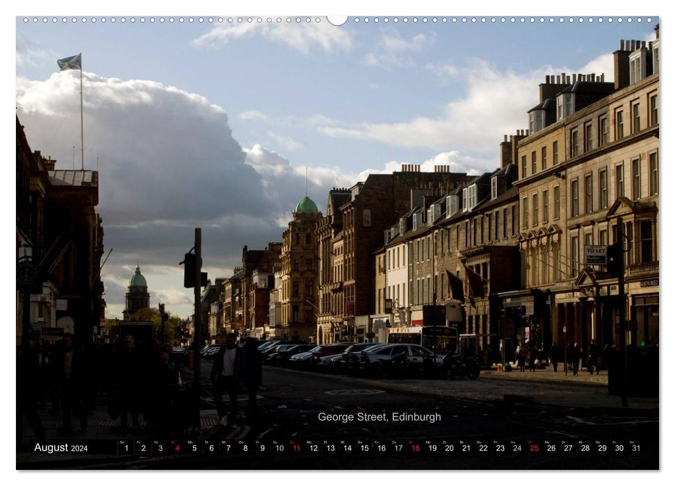Schottland und Edinburgh (CALVENDO Wandkalender 2024)
