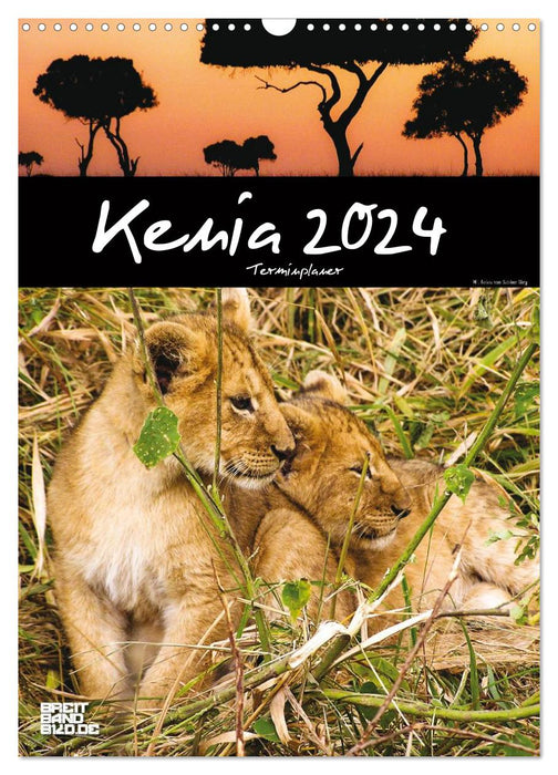 Kenya – planificateur de rendez-vous (calendrier mural CALVENDO 2024) 