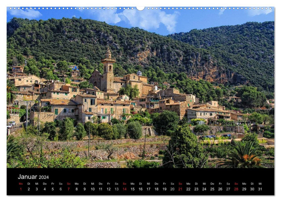 Majorque - Images d'une île ensoleillée (Calendrier mural CALVENDO 2024) 