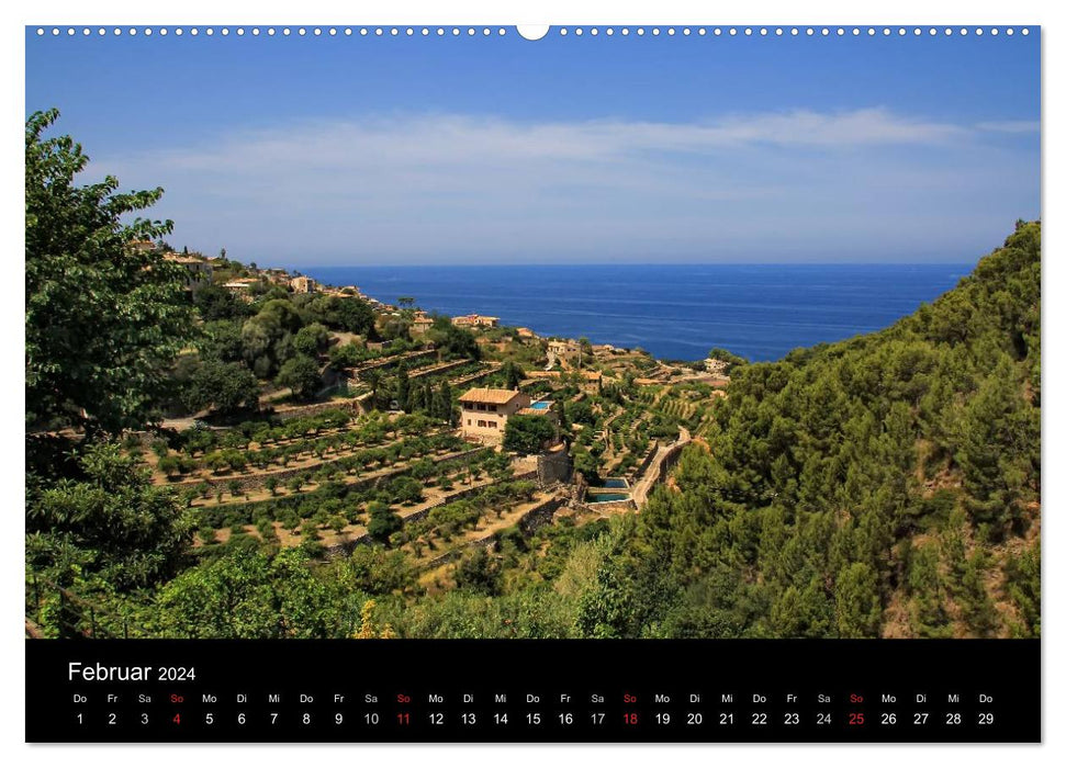 Majorque - Images d'une île ensoleillée (Calendrier mural CALVENDO 2024) 