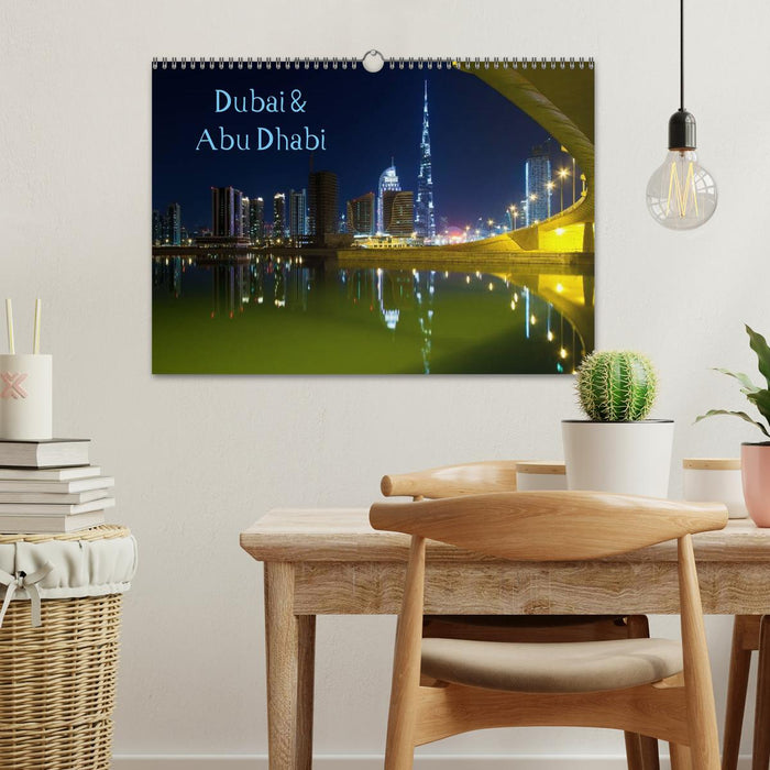 Dubaï et Abu Dhabi 2024 (calendrier mural CALVENDO 2024) 