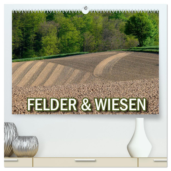 Felder und Wiesen (CALVENDO Premium Wandkalender 2024)