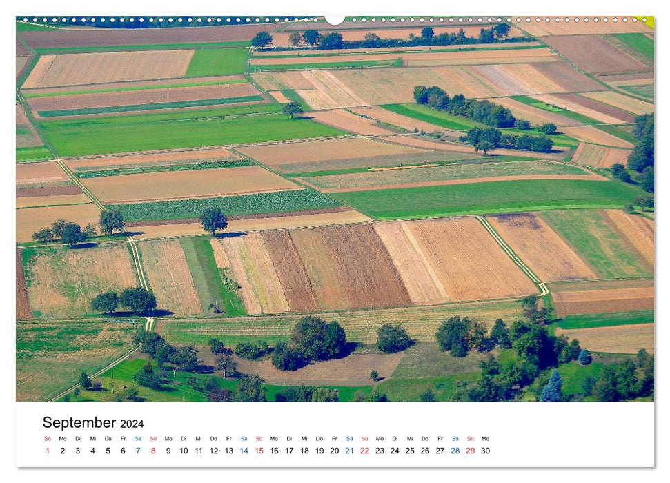 Felder und Wiesen (CALVENDO Premium Wandkalender 2024)