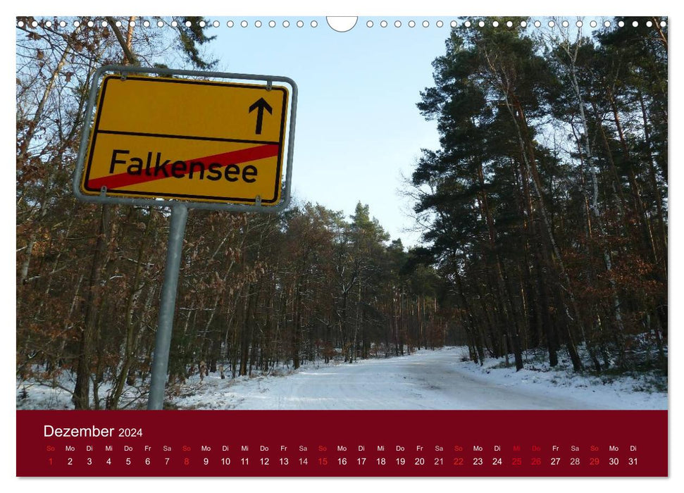 Falkensee - La porte d'entrée de Havelland (Calendrier mural CALVENDO 2024) 