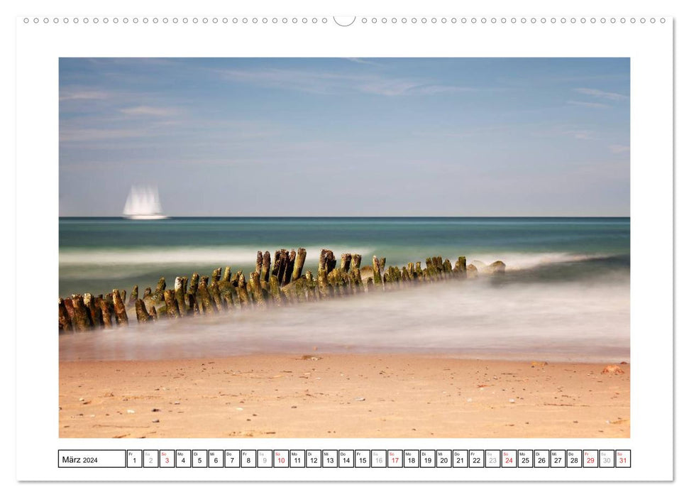 Die Ostseeküste (CALVENDO Premium Wandkalender 2024)