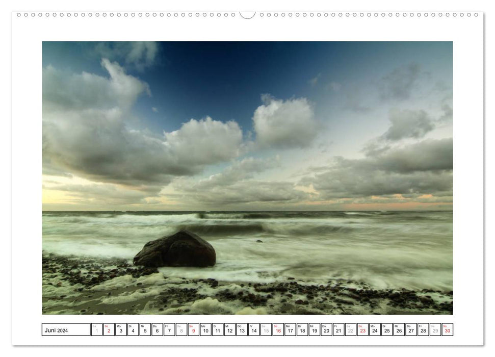 La côte de la mer Baltique (Calvendo Premium Wall Calendar 2024) 