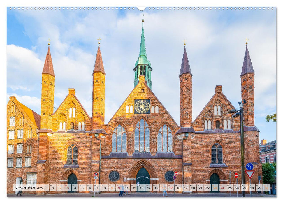 Lübeck Impressionen (CALVENDO Premium Wandkalender 2024)