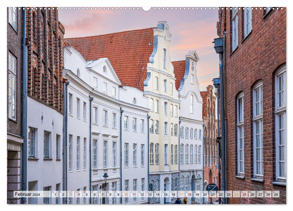 Lübeck Impressions (Calendrier mural CALVENDO Premium 2024) 