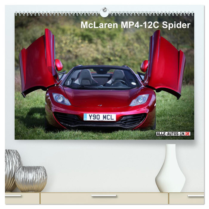 McLaren MP4-12C Spider (Calvendo Premium Calendrier mural 2024) 
