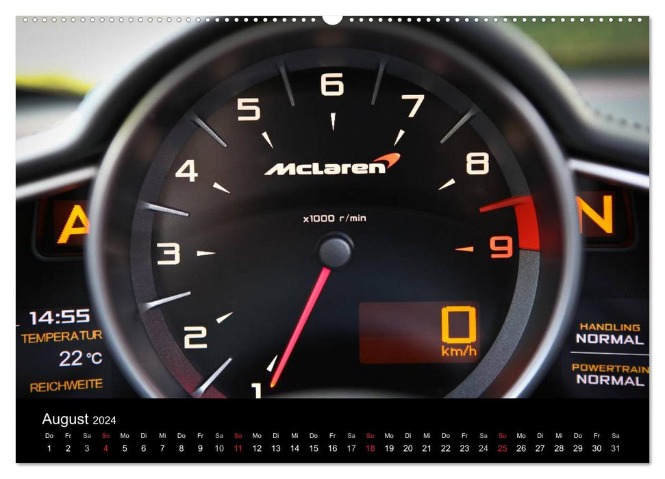 McLaren MP4-12C Spider (Calvendo Premium Calendrier mural 2024) 