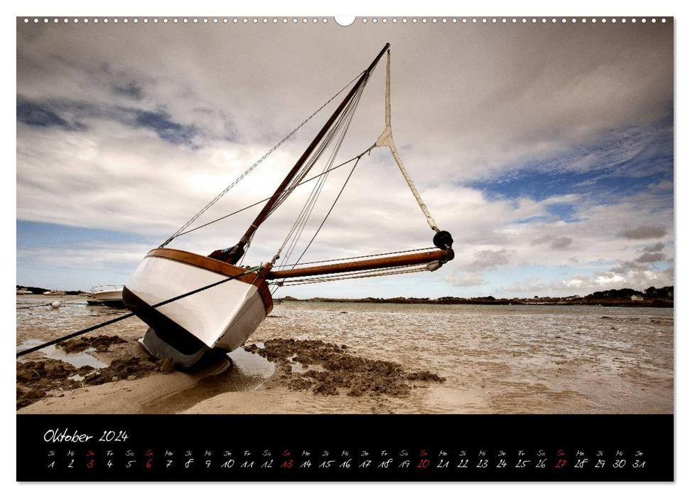 France Bretagne (Calendrier mural CALVENDO Premium 2024) 