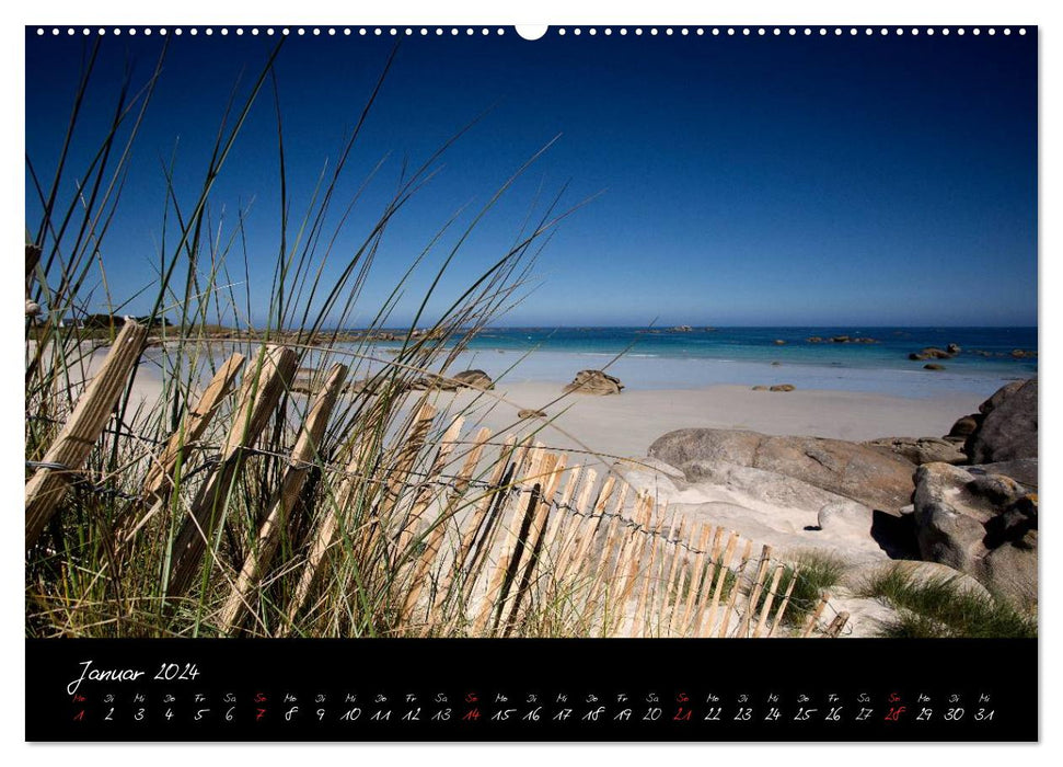 France Bretagne (Calendrier mural CALVENDO Premium 2024) 