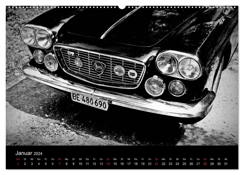 Lancia Flavia (CALVENDO Premium Wandkalender 2024)