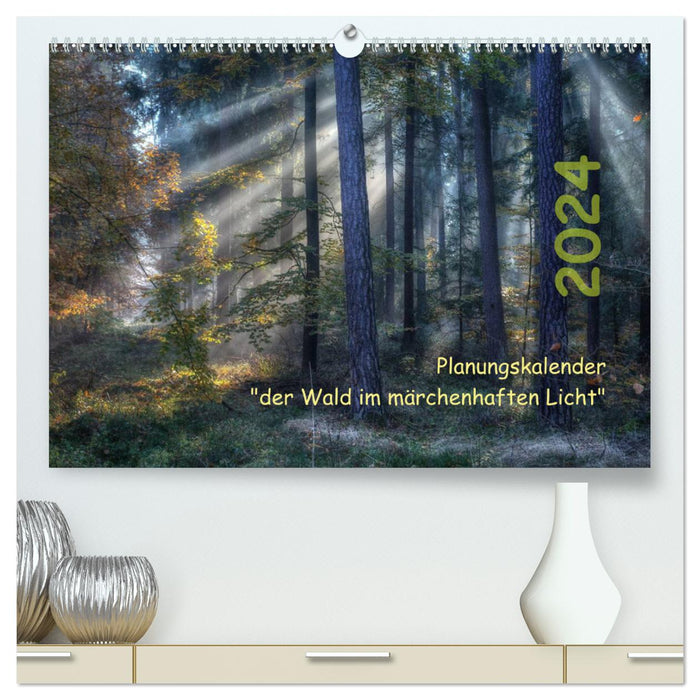 Calendrier de planification forêt de contes de fées 2024 (calendrier mural CALVENDO Premium 2024) 