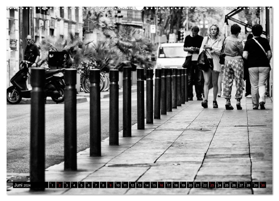 Streetlife Barcelona (CALVENDO Wandkalender 2024)