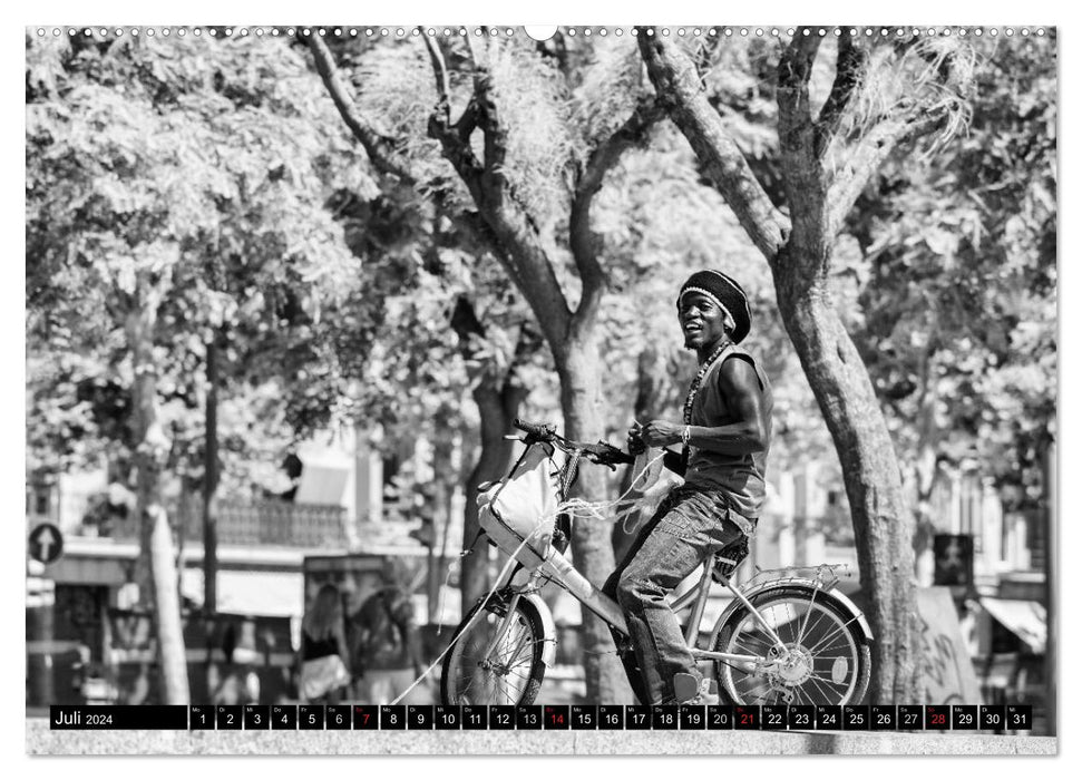 Streetlife Barcelone (Calendrier mural CALVENDO 2024) 