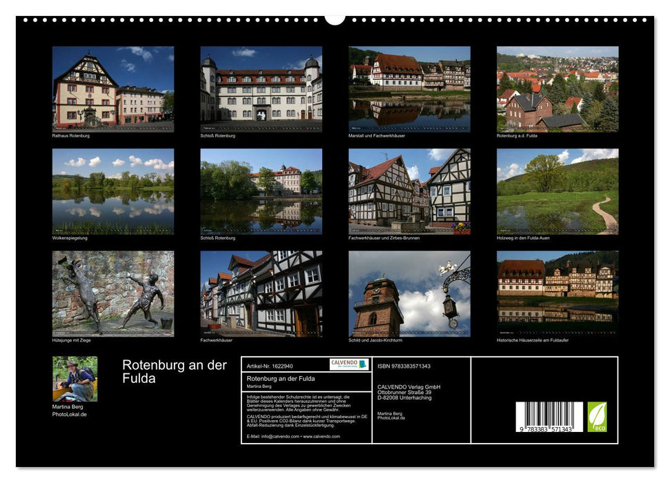 Rotenburg an der Fulda (Calvendo Premium Calendrier mural 2024) 