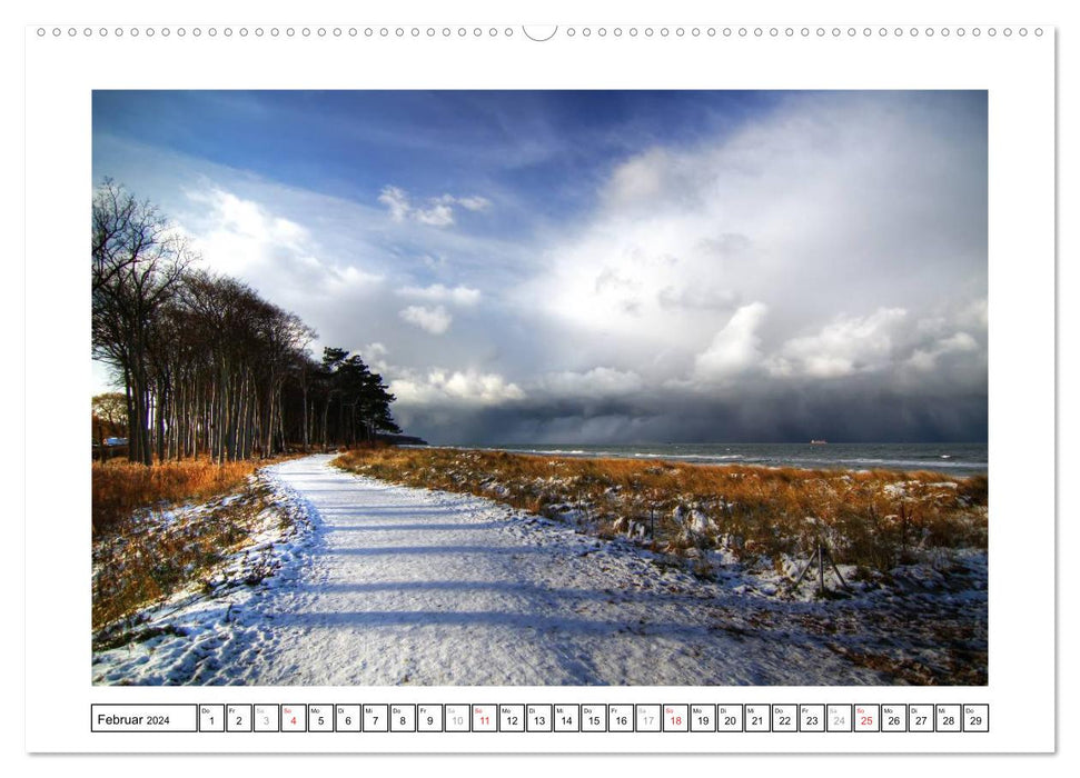 The Baltic Sea coast (CALVENDO wall calendar 2024) 