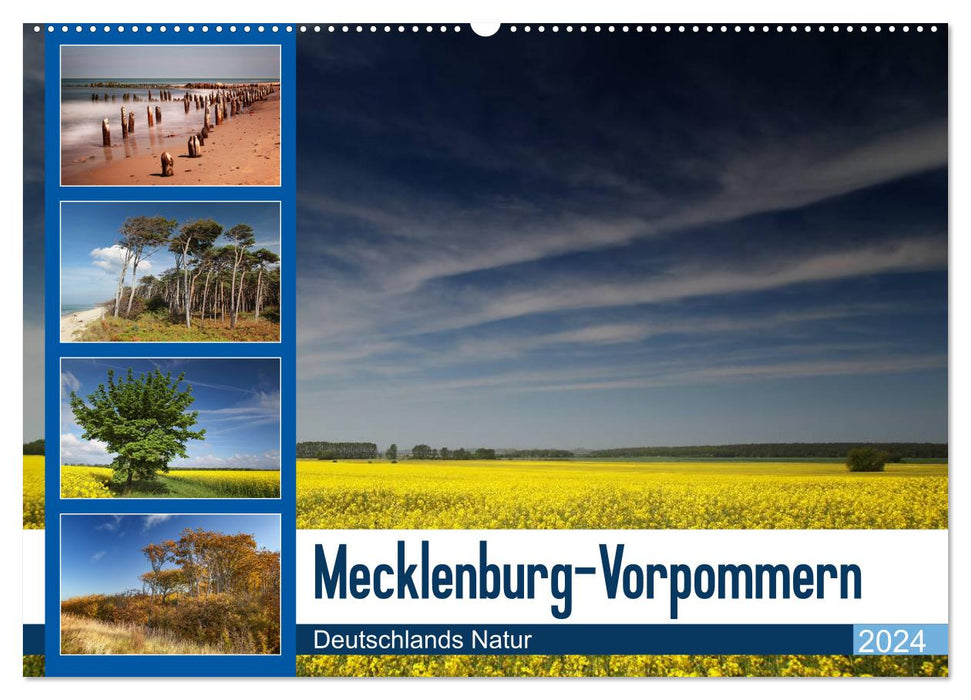 Mecklenburg-Western Pomerania (CALVENDO wall calendar 2024) 