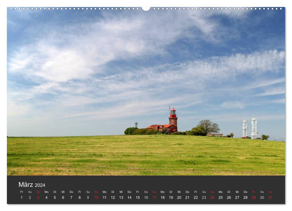 Mecklembourg-Poméranie occidentale (calendrier mural CALVENDO 2024) 