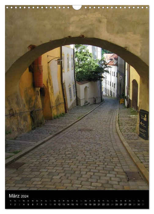 Les ruelles de Passau (calendrier mural CALVENDO 2024) 