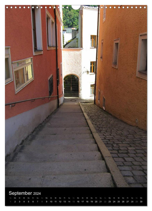 Les ruelles de Passau (calendrier mural CALVENDO 2024) 