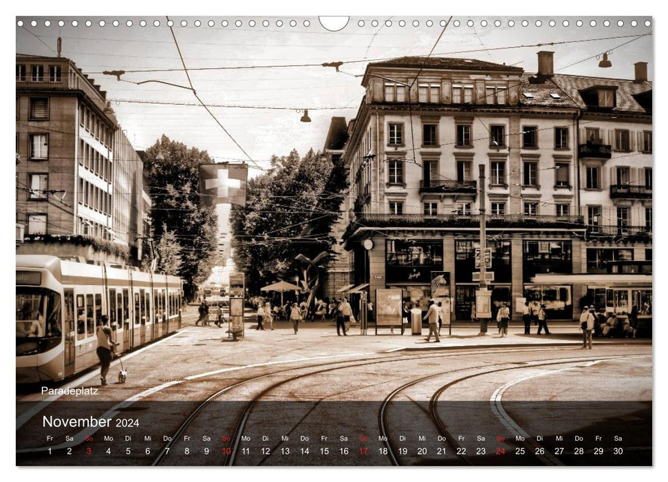 Bon vieux Zurich (Calendrier mural CALVENDO 2024) 