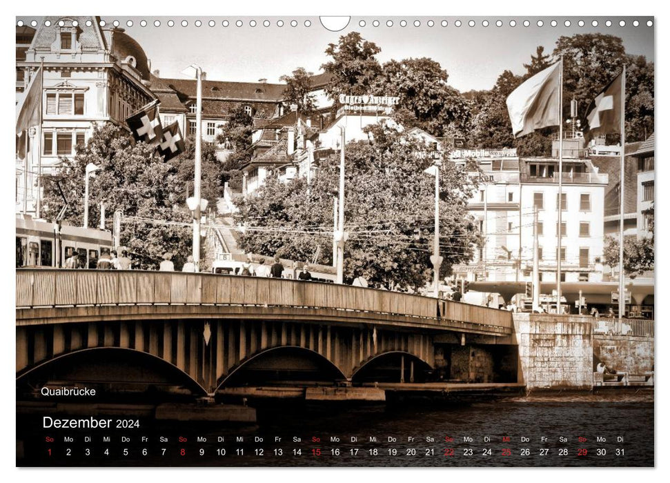 Good old Zurich (CALVENDO wall calendar 2024) 