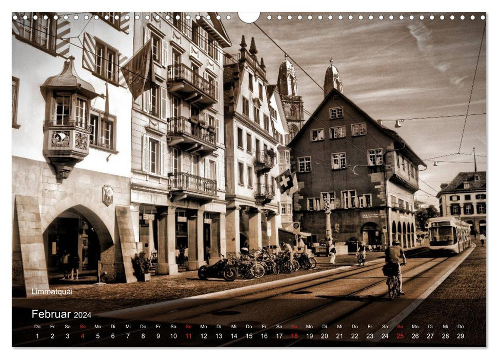Gutes altes Zürich (CALVENDO Wandkalender 2024)