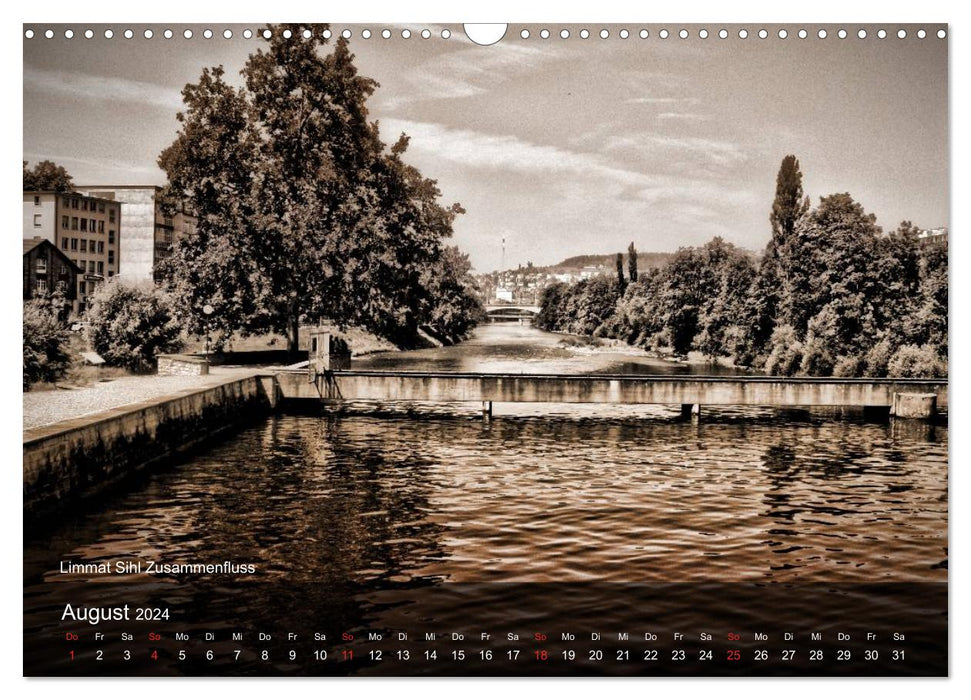 Gutes altes Zürich (CALVENDO Wandkalender 2024)