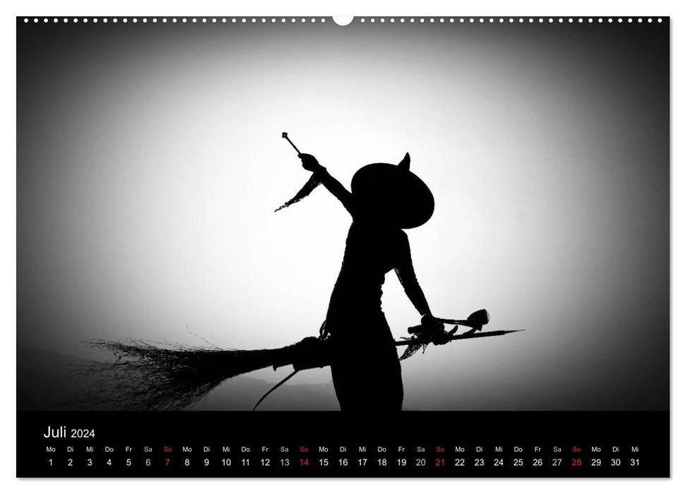 Witches (CALVENDO wall calendar 2024) 