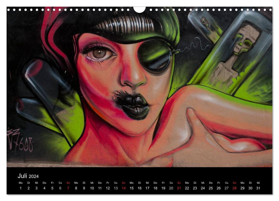 Graffitis (CALVENDO Wandkalender 2024)