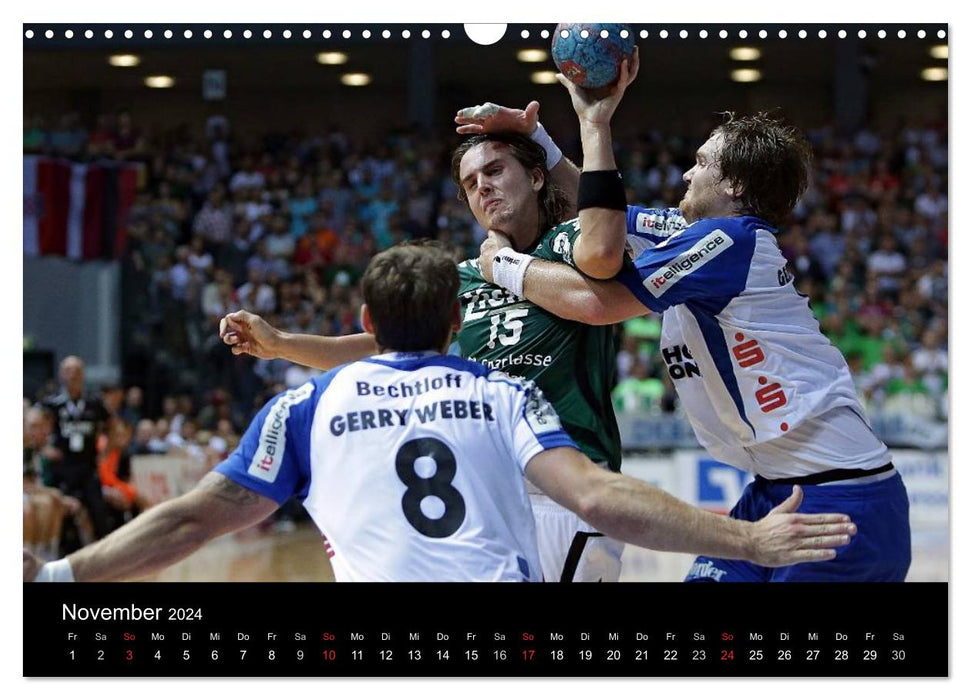 HSG Wetzlar - Handball Bundesliga 2024 (Calendrier mural CALVENDO 2024) 