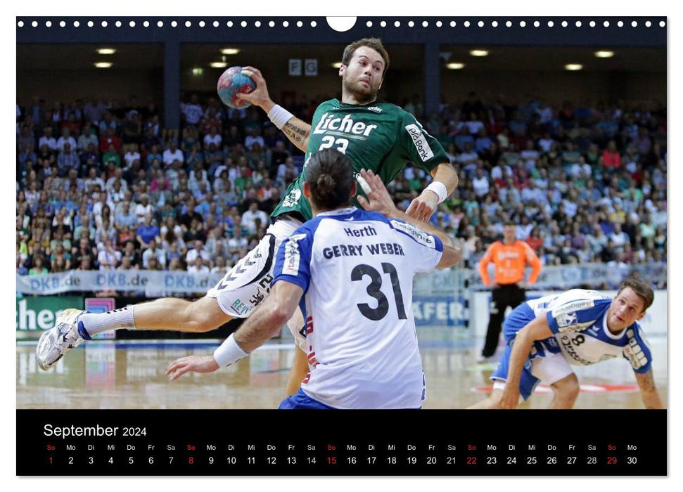 HSG Wetzlar - Handball Bundesliga 2024 (Calendrier mural CALVENDO 2024) 