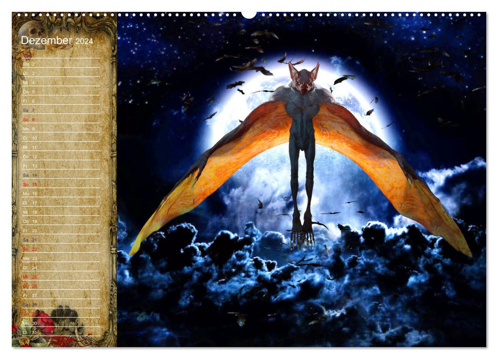 Vampires - Enfants de la nuit (Calvendo Premium Wall Calendar 2024) 