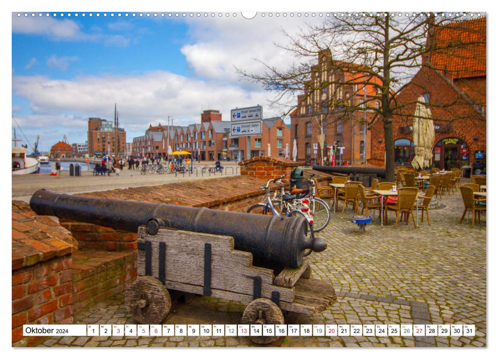 Wismar Views 2024 (CALVENDO Premium Wall Calendar 2024) 