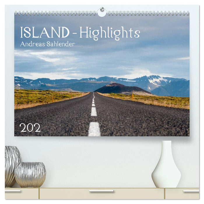 Points forts de l'Islande (Calvendo Premium Calendrier mural 2024) 