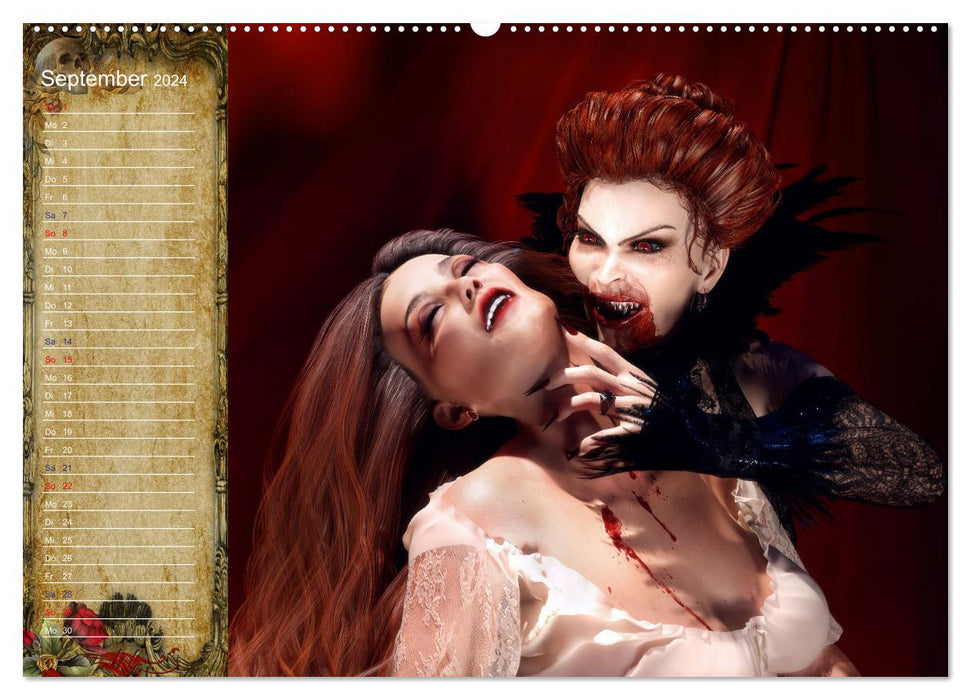 Vampire - Kinder der Nacht (CALVENDO Wandkalender 2024)