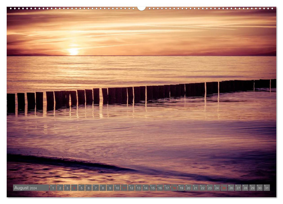 Baltic Sea resort of Warnemünde (CALVENDO wall calendar 2024) 