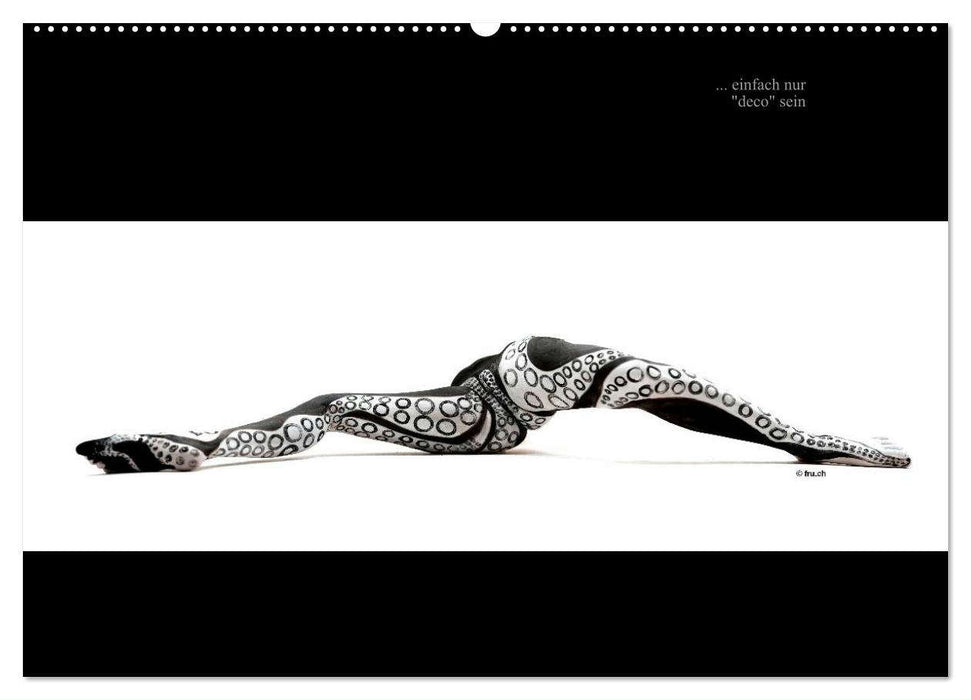 "wenn es nicht mehr wichtig ist", Bodypainting-Fotografien / CH-Version (CALVENDO Wandkalender 2024)