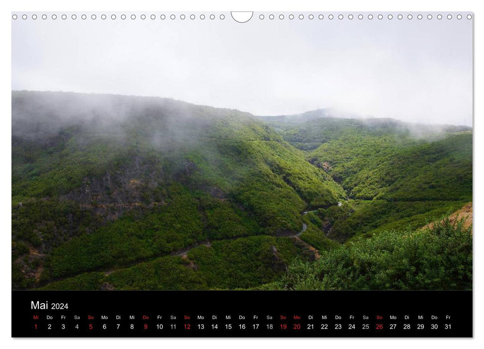 Madeira die Grüne Insel (CALVENDO Wandkalender 2024)