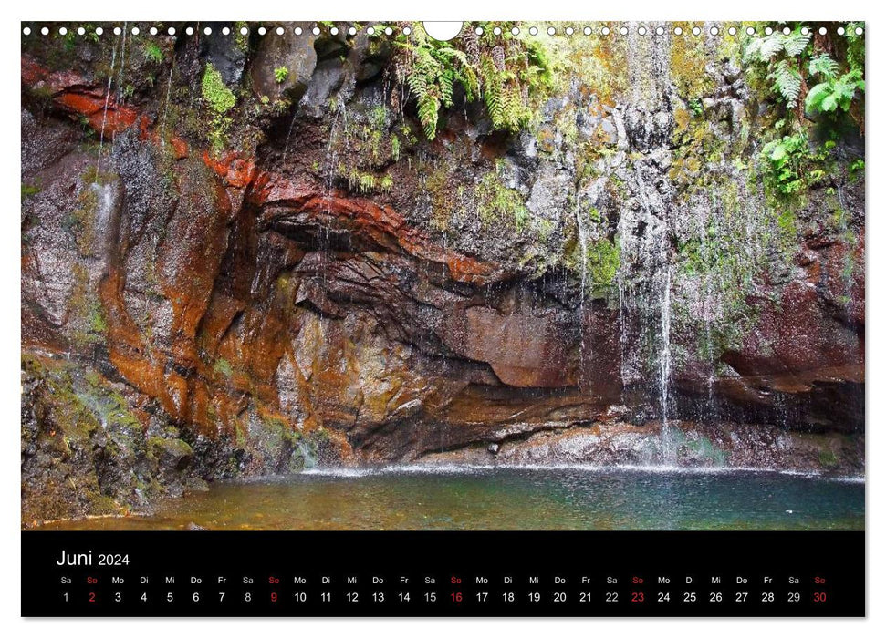 Madère l'Île Verte (Calendrier mural CALVENDO 2024) 