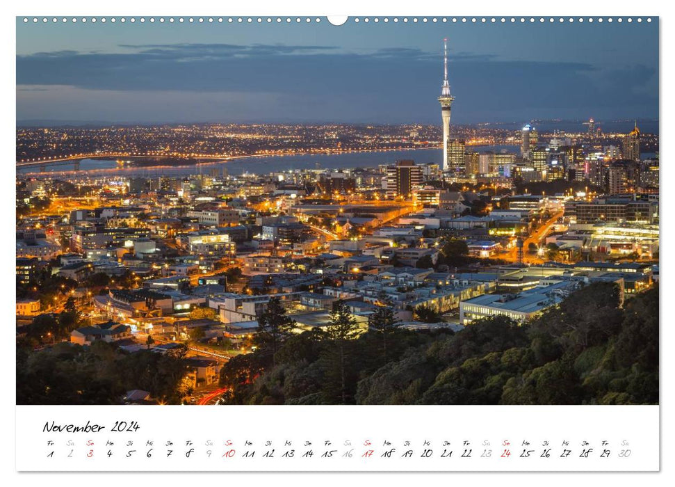 Neuseeland - Streifzug über die Nordinsel (CALVENDO Premium Wandkalender 2024)