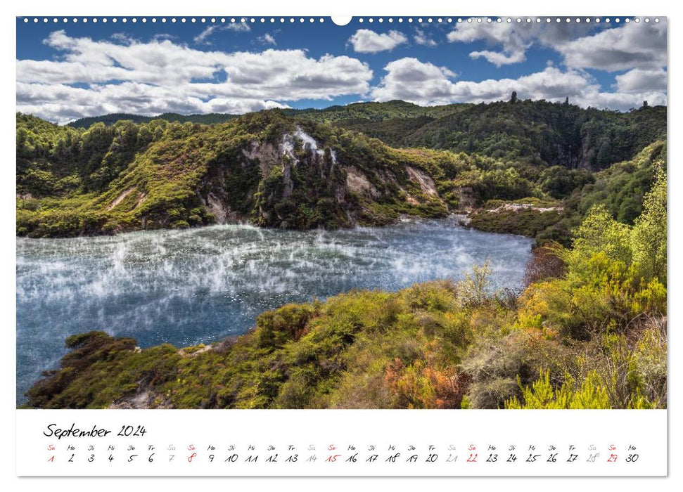 New Zealand - Foray across the North Island (CALVENDO Premium Wall Calendar 2024) 