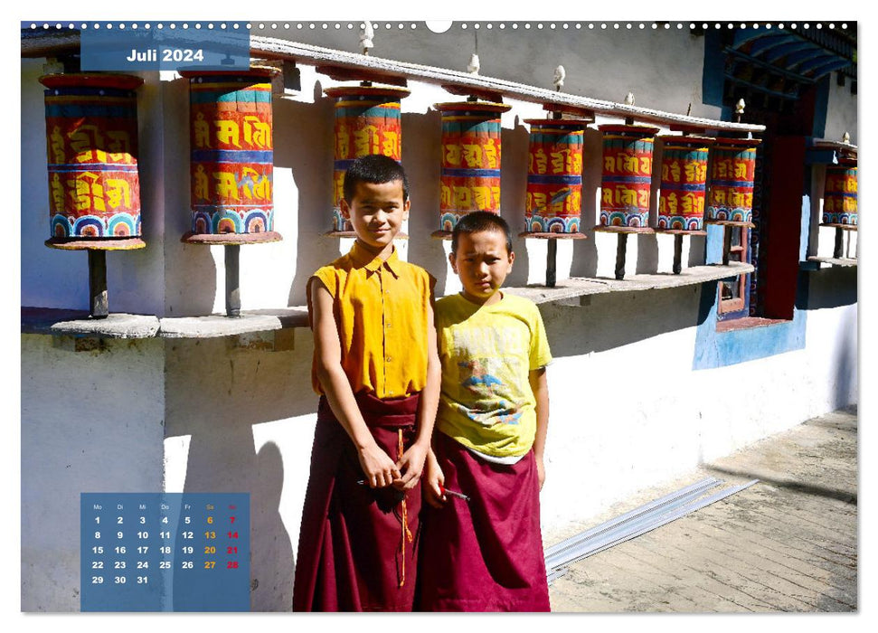 Sikkim – Buddhist gem in the Himalayas (CALVENDO wall calendar 2024) 