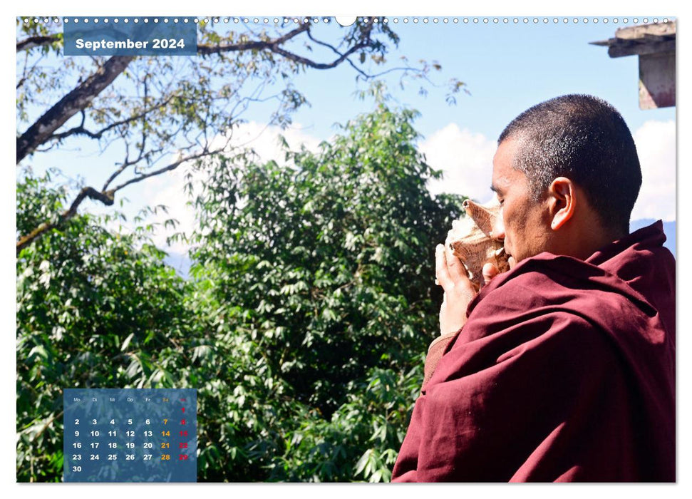 Sikkim – Buddhistisches Kleinod im Himalaya (CALVENDO Wandkalender 2024)