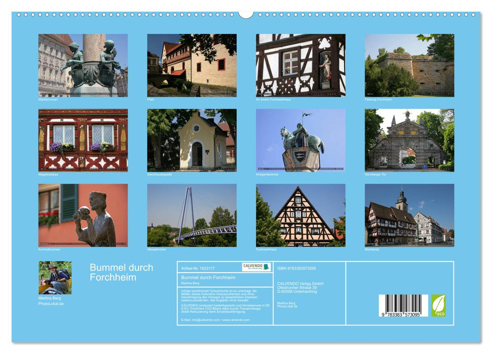 Bummel durch Forchheim (CALVENDO Premium Wandkalender 2024)