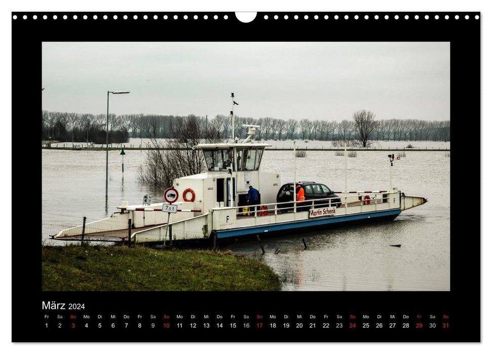 Beautiful Kleve by day and night (CALVENDO wall calendar 2024) 