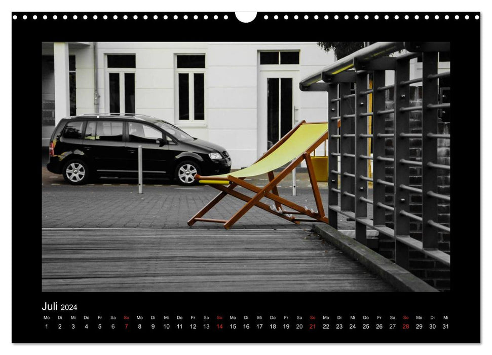 Beautiful Kleve by day and night (CALVENDO wall calendar 2024) 