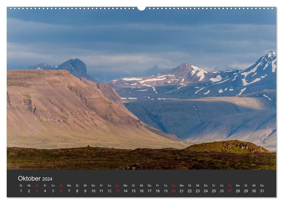 Points forts de l'Islande (Calendrier mural CALVENDO 2024) 